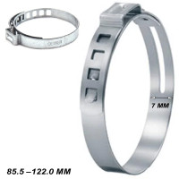 Хомут пильника шрусу Oetiker 7 мм 85.5 -122.0 мм із затискним замком 10 мм (10900012)