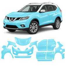 Антигравийная защитная бронепленка по лекалам для Nissan Rogue / X-Trail T32 2014-2017 - полный кузов