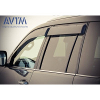 Дефлектори вікон вітровики для Toyota Land Cruiser Prado 150/Lexus GX460 2009- (широкі)