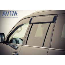 Дефлекторы окон ветровики для Toyota Land Cruiser Prado 150 / Lexus GX 460 2009- широкие