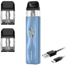 Багаторазовий Pod-Набір Vaporesso Xros 4 Mini 1000mAh 2 мл (Картриджів 1 ОМ 3 шт) Ice Blue Синій