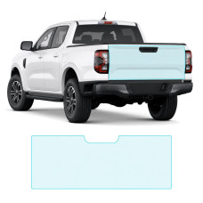 Антигравийная защитная бронепленка по лекалам для Ford Ranger IV 2022- зона крышки багажника