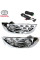 LED Протитуманні фари для Toyota Prado FJ120 2003-2009 H3 12V 55W FOG+DRL з проводкою Комплект (TY-085E-W 2в1 Сhromе)