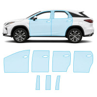 Антигравийная защитная бронепленка по лекалам для Lexus RX AL20 2015-2018 - зоны дверей и стойки окон