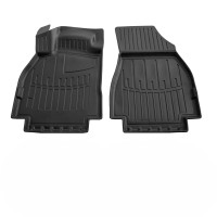 Передние 3D коврики для Renault Megane II 2002-2009 / Высокий борт