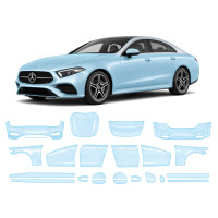 Антигравійна захисна бронеплівка за лекалами для Mercedes-Benz CLS C257 2018-2021 - повний кузов