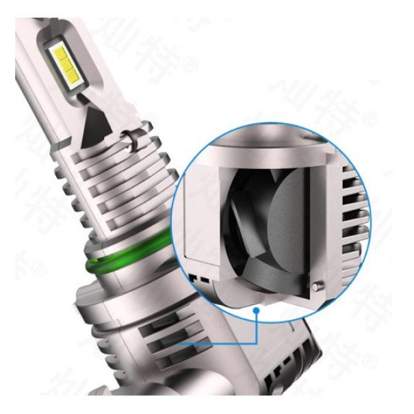 LED лампи автомобільні H7 60W 9600Lm 6000K 3570 Chip 9-18V (A50)