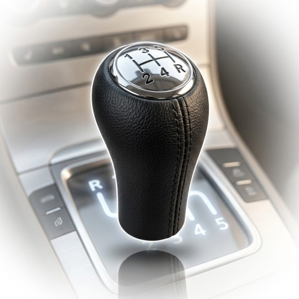 Ручка КПП для Renault Clio III Megane II Scenic II (5 Швидкостей) Шкіра 8200379950 №4 (QZXN-J01-A)