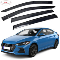 Дефлекторы окон ветровики HIC для Hyundai Elantra 2011- Оригинал (HY35)