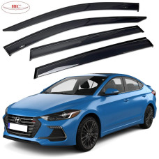 Дефлектори вікон вітровики HIC для Hyundai Elantra 2011- Оригінал (HY35)