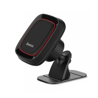 Автодержатель для телефона магнитный HOCO CA24 на скотче Black-Carbon