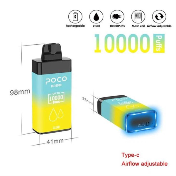 Poco Premium BL10000 20ml Blueberry Cherry Cola Черника Вишня Кола (Регулятор Тяги)