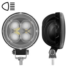 LED фара Brevia EPISTAR Sport Далеке світло 10-30V, 12W (4x3W) 880Lm Лінзована Алюмінієвий корпус IP68 (10601RFX1)