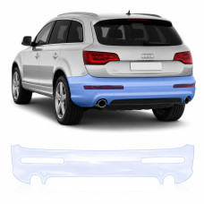Антигравийная защитная бронепленка по лекалам для Audi Q7 4L 2005-2015 - задний бампер