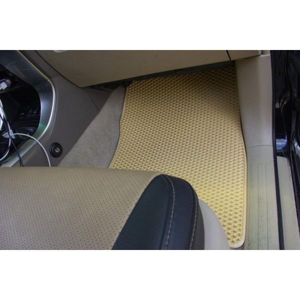 Коврики в салон передние EVA для Toyota Prado 120 2002-2010 (Металлический подпятник) 2 шт