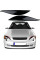 Вії фар для Opel Astra G 1998-2009 2 шт Voron Glass (RO10002)