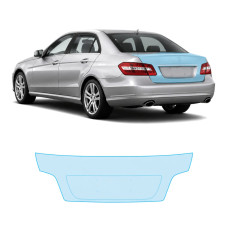Антигравийная защитная бронепленка по лекалам для Mercedes-Benz E-Class W212 2009-2013 - зона крышки багажника