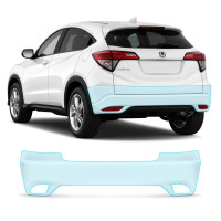 Антигравийная защитная бронепленка по лекалам для Honda HR-V (US/глобальний) II facelift 2019-2021 - задний бампер