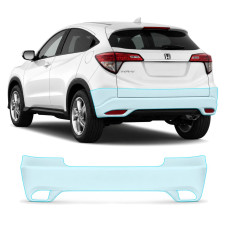 Антигравийная защитная бронепленка по лекалам для Honda HR-V (US/глобальний) II facelift 2019-2021 - задний бампер