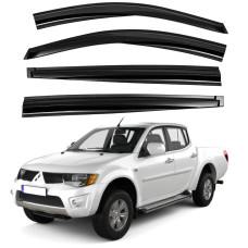 Дефлектори вікон вітровики Mitsubishi L200 Triton 2008-2015 Скотч 3M SunPlex (SP-S-68)