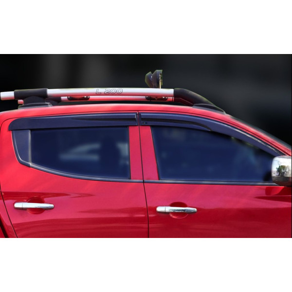 Дефлектори вікон вітровики Mitsubishi L200 Triton 2008-2015 Скотч 3M SunPlex (SP-S-68)