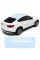 Антигравійна захисна бронеплівка за лекалами для BMW X6 F16 2014-2019 - зона даху