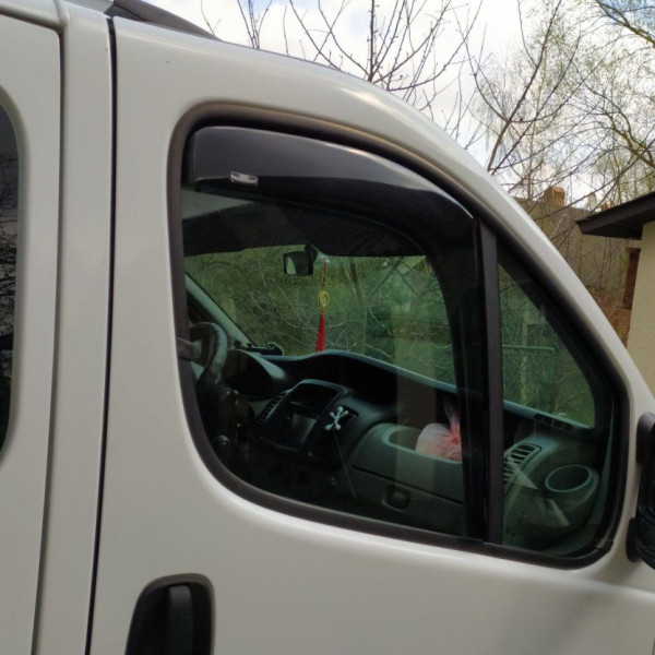 Дефлектори вікон вітровики HIC для Renault Trafic / Opel Vivaro 2001-2014 Вставні (OP30-IN)