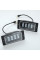 Противотуманные фары LED для ВАЗ 2110 / 174x84x46 мм / 40W / 4*10W / Линзованные / черный отражатель / IP67