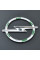 Емблема для Opel 126 x 152 мм пластикова Xром Скотч (Omega B)