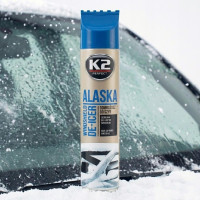 Размораживатель стекол замков К2 Alaska -70С°C 300 мл с скребком на крышке (K603)