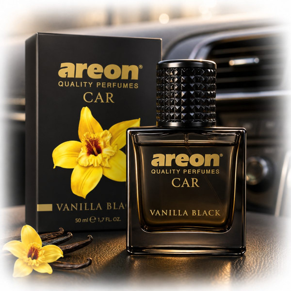 Ароматизатор воздуха Areon Car Perfume Vanilla Black 50 мл