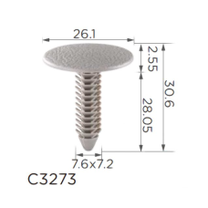 Кліпса для обшивки Ford, Chevrolet 10220168 10241518 (C3273)