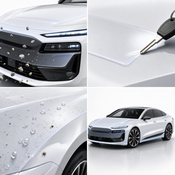 Антигравийная защитная бронепленка по лекалам для Audi A6 e-tron C9 2024- зона крыши