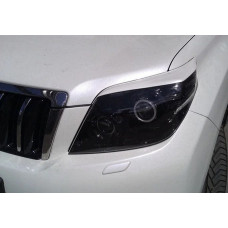 Вії фар Fly для Toyota Land Cruiser Prado 150 09-14 доресталінг Чорні 2 шт