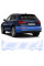 Антигравийная защитная бронепленка по лекалам для Audi Q5 FY 2017-2020 - задний бампер