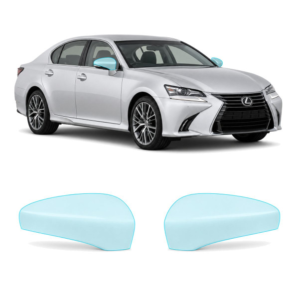 Антигравійна захисна бронеплівка за лекалами для Lexus GS L10 facelift 2015-2020 - дзеркала
