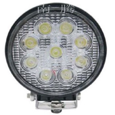 Додаткова LED фара Лідер 27W (3W*9) 10-30V Ø 115*55 mm Далекий (05-27W Yellow) 1 шт