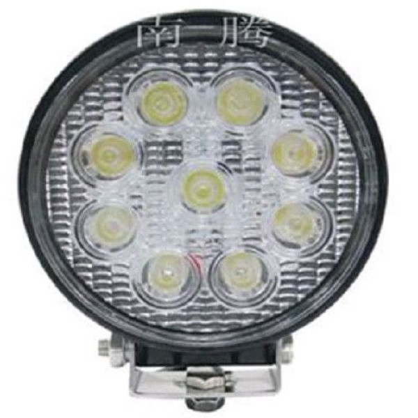 Додаткова LED фара Лідер 27W (3W*9) 10-30V Ø 115*55 mm Далекий (05-27W Yellow) 1 шт