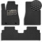 Коврики в салон EVA для Lexus RX 350 2003-2009 с подпятником Чорные-Серый кант 5 шт