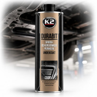 Антикоррозионное защитное покрытие днища автомобиля К2 DURABIT UNDERCOAT 1л Антигравий (под пульверизатор-пистолет) Черный (L325)
