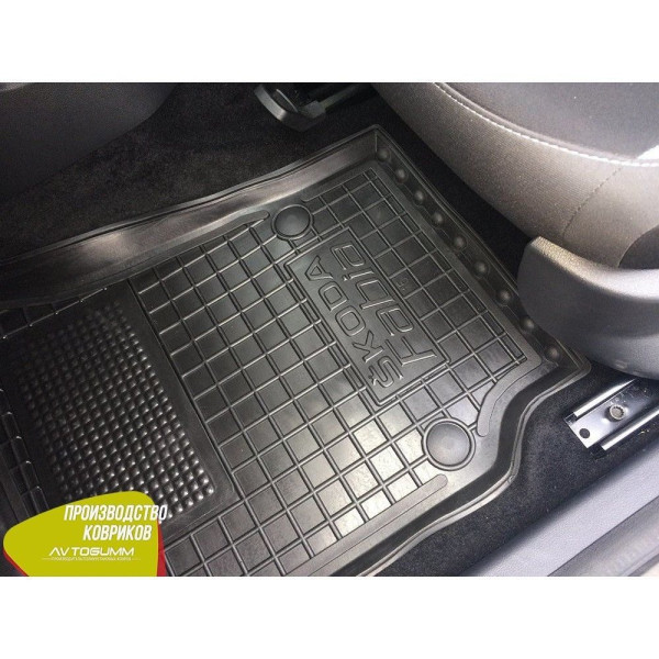 Водительский коврик в салон Skoda Fabia 3 2015- Avto-Gumm