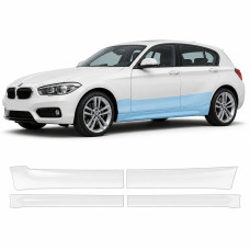 Антигравійна захисна бронеплівка за лекалами для BMW 1 Series F20 facelift 2015-2019 - нижня зона кузова та пороги