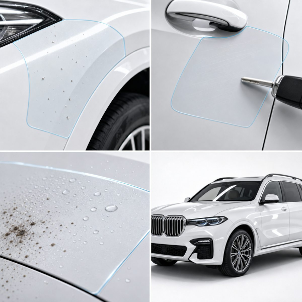 Антигравийная защитная бронепленка по лекалам для BMW X7 G07 2019-2022 - зона крышки багажника