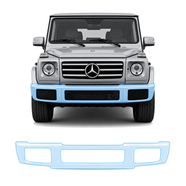 Антигравийная защитная бронепленка по лекалам для Mercedes-Benz G-Class W463 1990-2018 - передний бампер