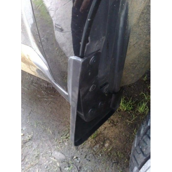 Брызговики для Mitsubishi Outlander XL 2009-2012 (узкий порог) комплект 4 шт (OEM: MZ313931,  MZ314340, MZ313932)