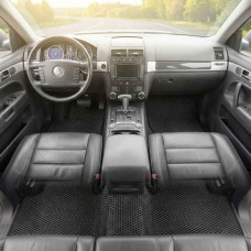 Коврики в салон EVA для Volkswagen Touareg I 2002-2010 Полный комплект 5 шт