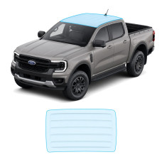 Антигравийная защитная бронепленка по лекалам для Ford Ranger IV 2022- зона крыши