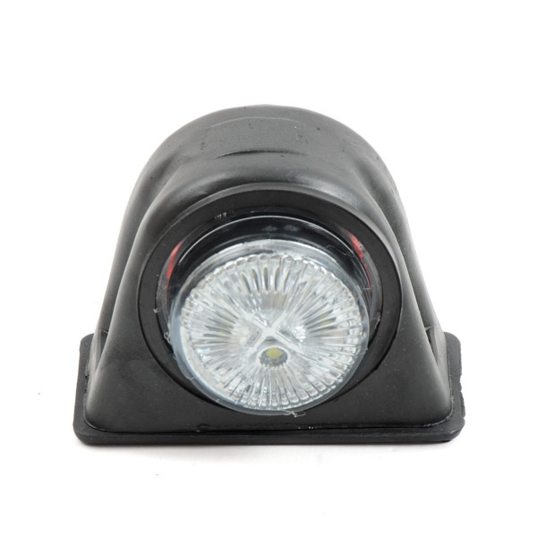 Габарит LED чебурашка 12/24V / большой 9 см / Красный-Белый 2 шт (Л 033)
