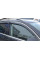 Дефлектори вікон вітровики для Volvo V40 2012- З Хром Молдінгом, компл