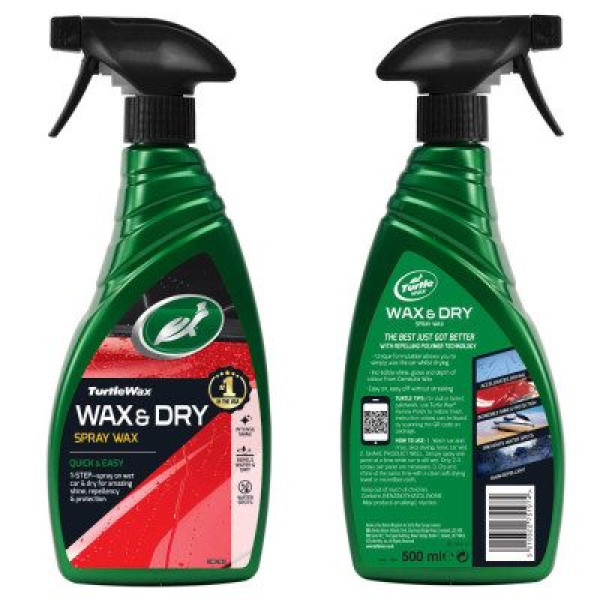 Рідкий віск сушка кузова Turtle Wax WAX IT WET 500 мл (52795/51800)